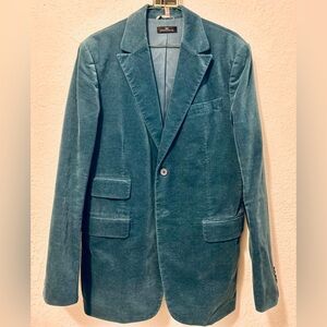 Elegant Teal Men's Blazer
